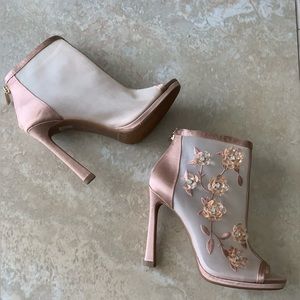 Jessica Simpson open-toe booties